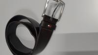 CS654/2024 BROWN LEATHER BELT BRAND TOMMY HILFIGER